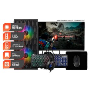PC Gamer Forge, Intel Core Core i5, GT 730 4GB, 16GB DE RAM, SSD
