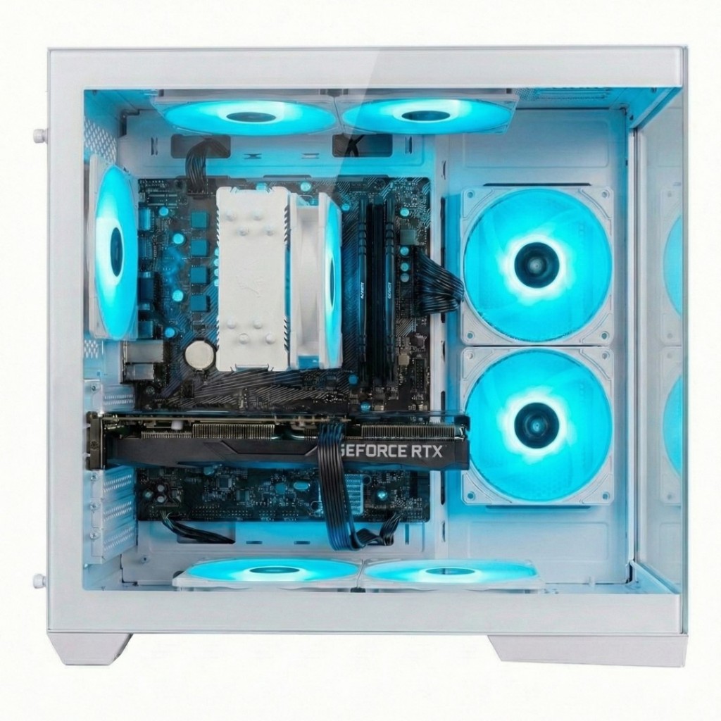 PC Gamer Pulse BluePC Intel i5 12400F, Rtx 5060 Ti 16GB, 32GB DDR5