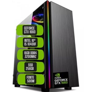 PC Gamer Skill Win Intel 10ª Geração Core i5 10400F 16GB DDR4 Placa