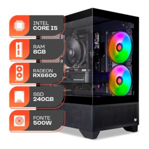 PC Gamer Spectrum, Intel i5-10400F, Radeon RX 6600 8GB, 8GB DDR4, SSD