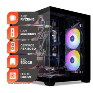 PC Gamer Titan Pro, Amd Ryzen 5 5500, GeForce Rtx 5060 8GB, 16GB