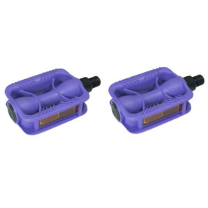 Pedal Bicicleta Infantil Rosca Fina 1 2 Sem Esferas Roxo