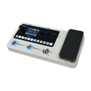 Pedal processador multiefeitos Yuimer com bateria eletrônica