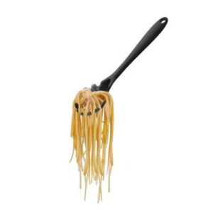 Pegador De Massa Silicone Espaguete Preto Cozinha Up Home Multilaser