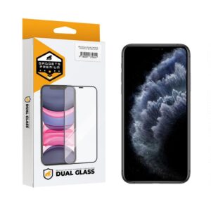Película Dual Glass para iPhone 11 Pro Max XS Max Preto Gshield