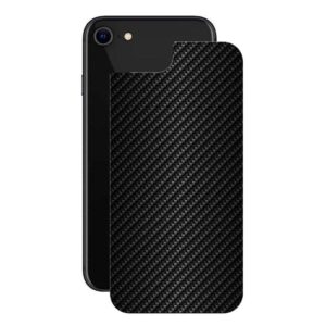 Película iPhone7 8 SE2 SE3-TraseiraFibraCarbonoPreta-Gshield