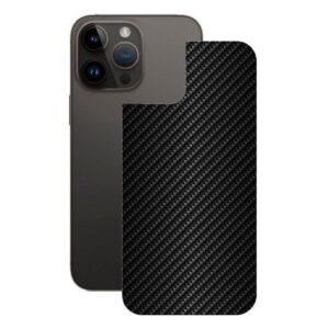 Película para iPhone 14 Pro Max Traseira de Fibra de Carbono Preta