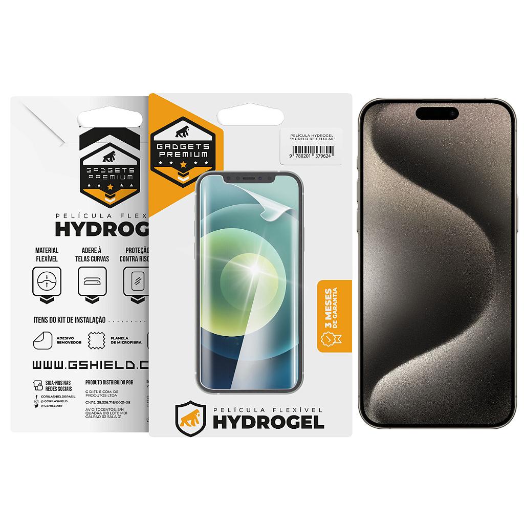 Película para iPhone 15 Pro Hydrogel HD Gshield — Celulares e Acessórios