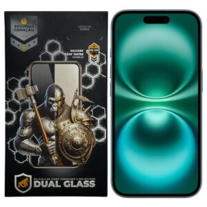 Película para iPhone 16 Dual Glass Preta Gshield