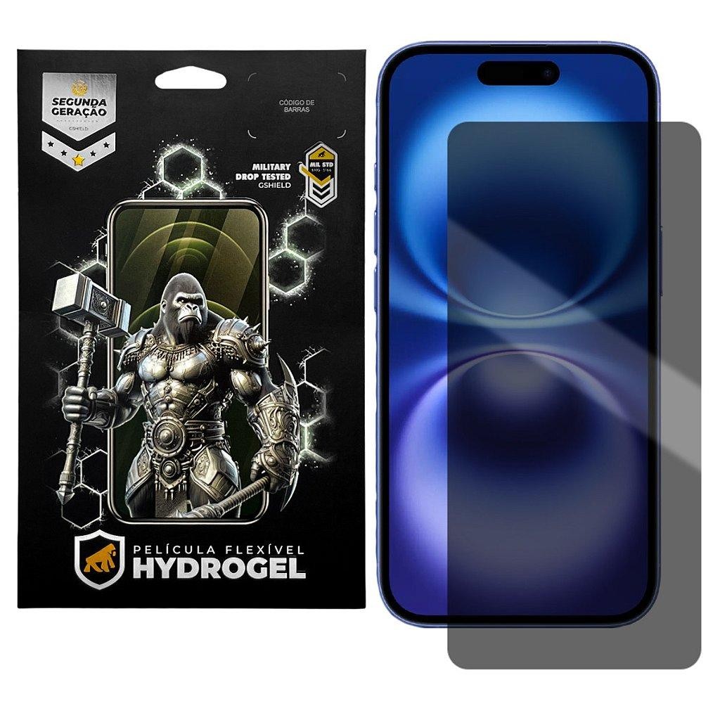 Película para iPhone 16 Plus Privacidade Hydrogel Gshield