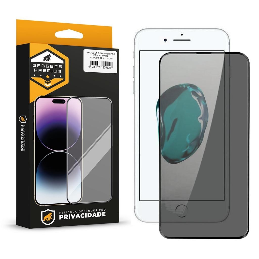 Película para iPhone Defender Pro Privacidade Preta Gshield