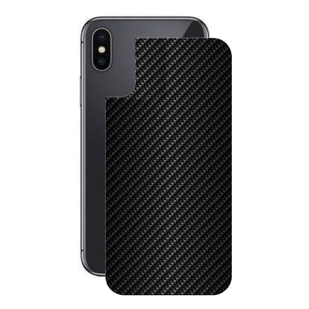 Película para iPhone XS Traseira de Fibra de Carbono Preta Gshield