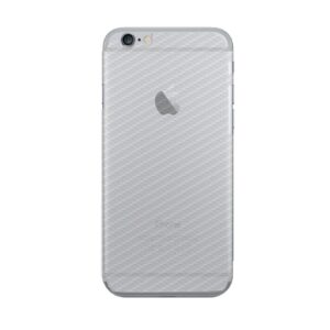 Película Traseira de Fibra de Carbono Transparente para Iphone 6 e 6s