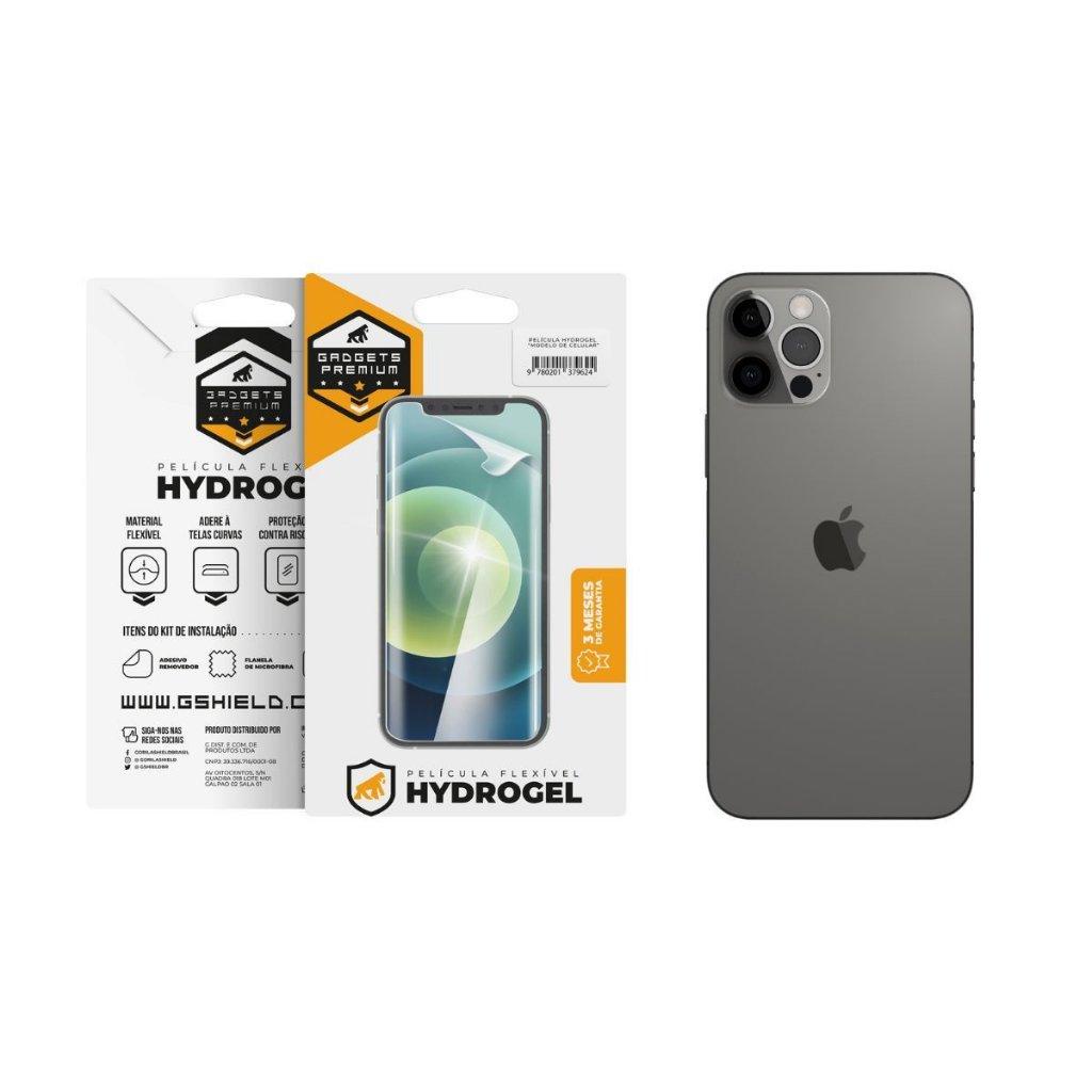 Película Traseira Hydrogel iPhone 12 Pro Proteção Premium, Anti-Risco