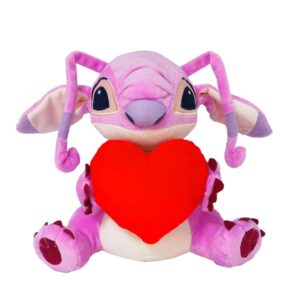 Pelúcia Angel Coração 30cm com Luz e Som Multikids