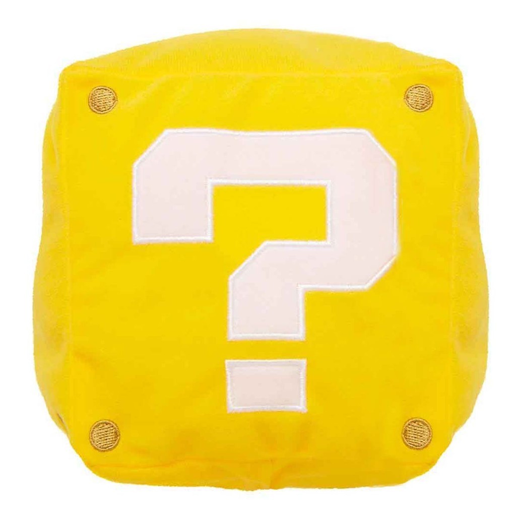 Pelúcia Bloco de 14cm Super Mario — Brinquedos