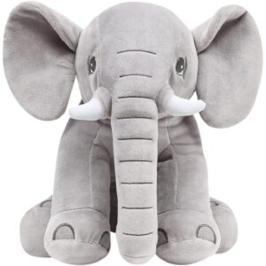 Pelúcia Infantil Elefantinho Cinza 10742 Buba
