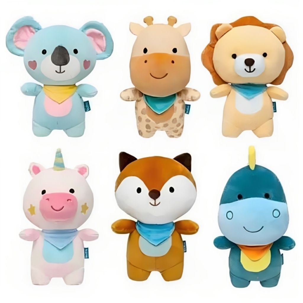 Pelúcia Infantil Hipoalergênica Bichinhos Turminha Soft Buba