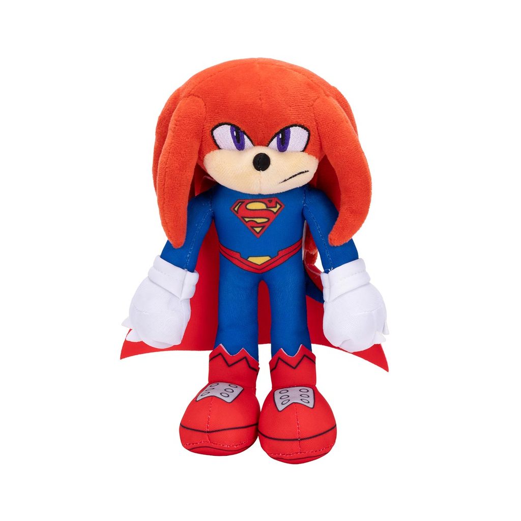 Pelúcia Knuckles Superman de 22cm Sonic Warner