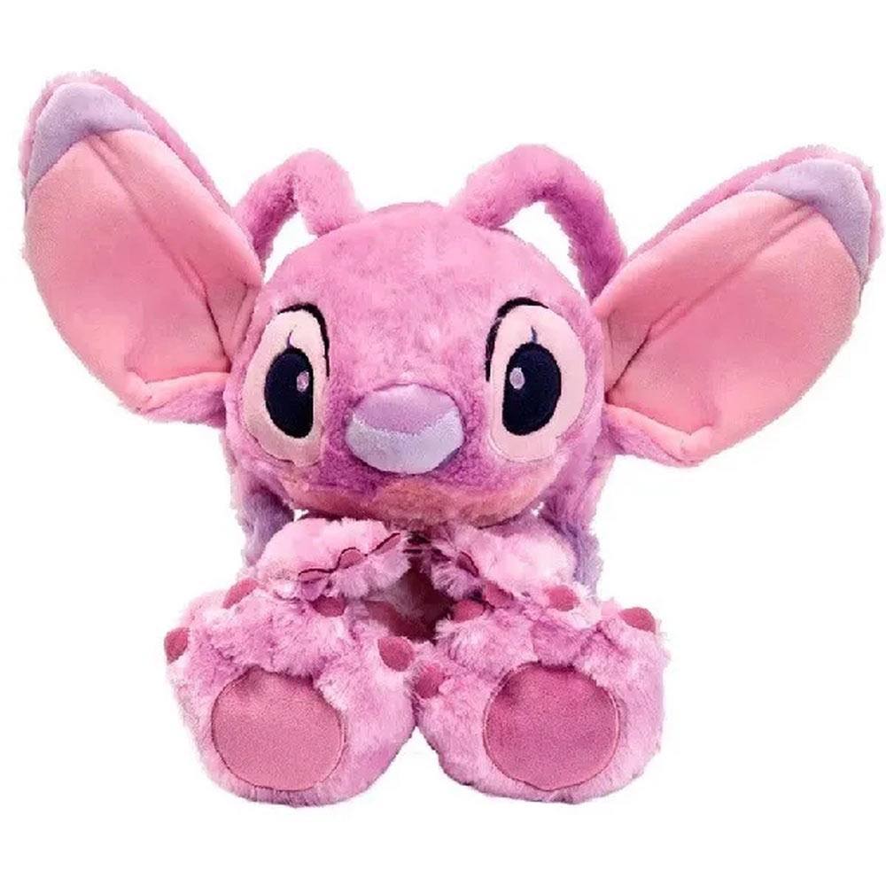 Pelúcia Lilo Stitch Angel Big Feet Disney Original 30 cm Fun — Brinquedos