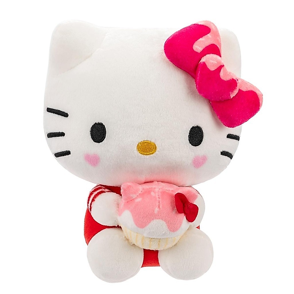 Pelúcia Love 18cm da Hello Kitty Cupcake Hello Kitty Amigos — Brinquedos