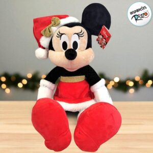 Pelúcia Minnie Mouse Dourado de Natal 45cm 1 unidade Disney Original