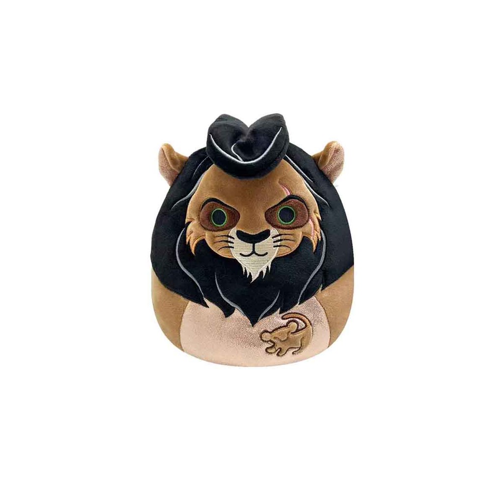 Pelúcia Scar de 20cm do Rei Leão Squishmallows