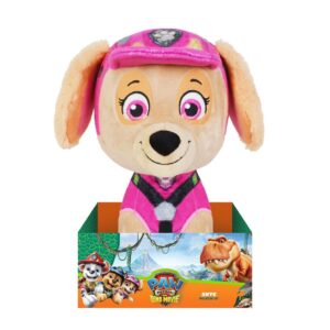 Pelúcia Skye de 30cm Patrulha Canina: Uma Aventura Dino