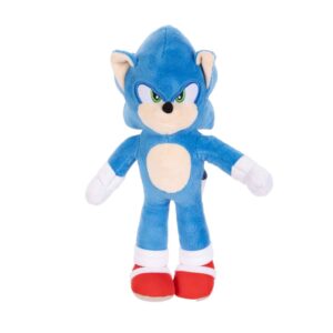 Pelúcia Sonic de 22cm do Filme Sonic 3: O Filme