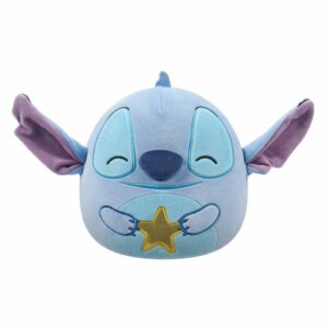 Pelúcia Squishmallow 20cm do Stitch com Estrela Disney