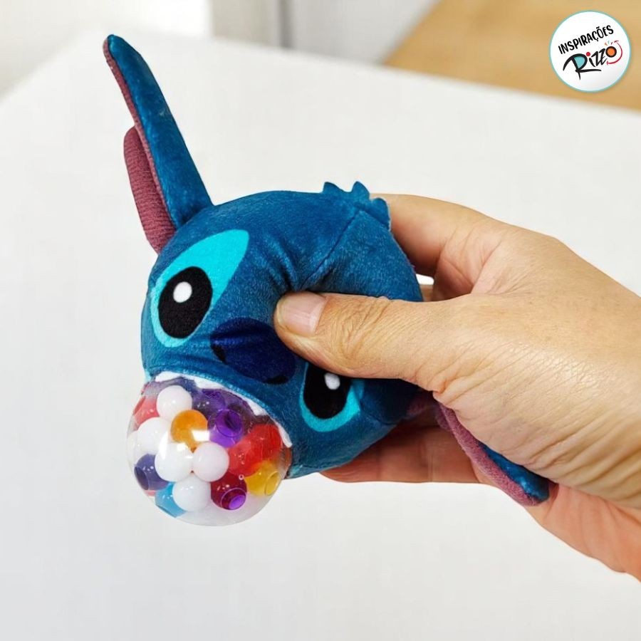 Pelúcia Stitch de Apertar 7cm 1 unidade Disney Original Rizzo