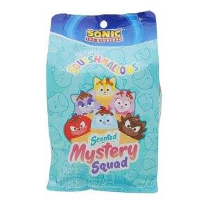 Pelúcia Surpresa de 12cm com Aroma Squishmallows Sonic