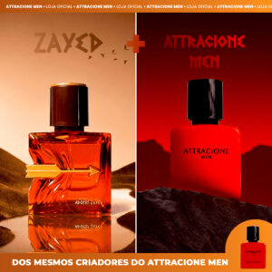 Perfume Attracione Men Kit Adonis Zayed e Attracione Men Lançamento