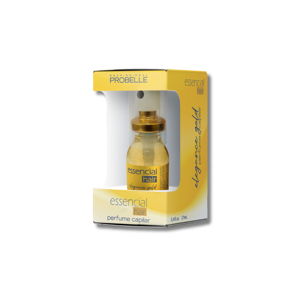 Perfume Capilar Elegance Gold 17ml unidade Probelle promoção — Perfumes