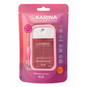 Perfume Capilar Karina Floral Ambarado Pocket C Chaveiro 45ML