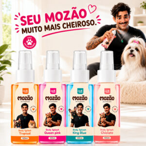 Perfume Colônia Pet Shop para Cachorro e Gato Body Splash 120ml Mozao