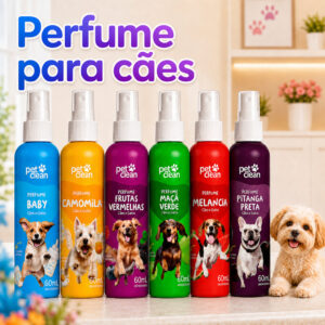 Perfume de Cachorro Gato Colônia Cheirosa Perfume para Pet Cães 60ml — Perfumes