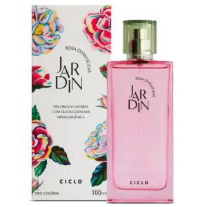 Perfume Deo Colônia Jardin Rosa Damascena Feminino 100ml Ciclo