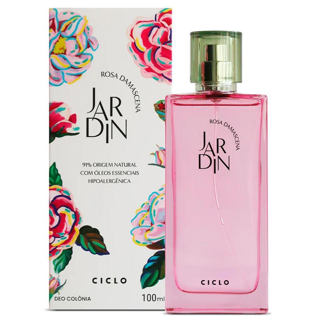 Perfume Deo Colônia Jardin Rosa Damascena Feminino 100ml Ciclo