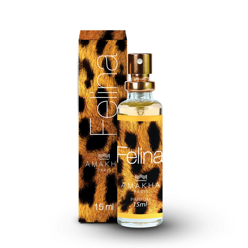 Perfume Feminino Felina Deo Colônia15ml Sedutor Alta Fixação Amakha — Perfumes
