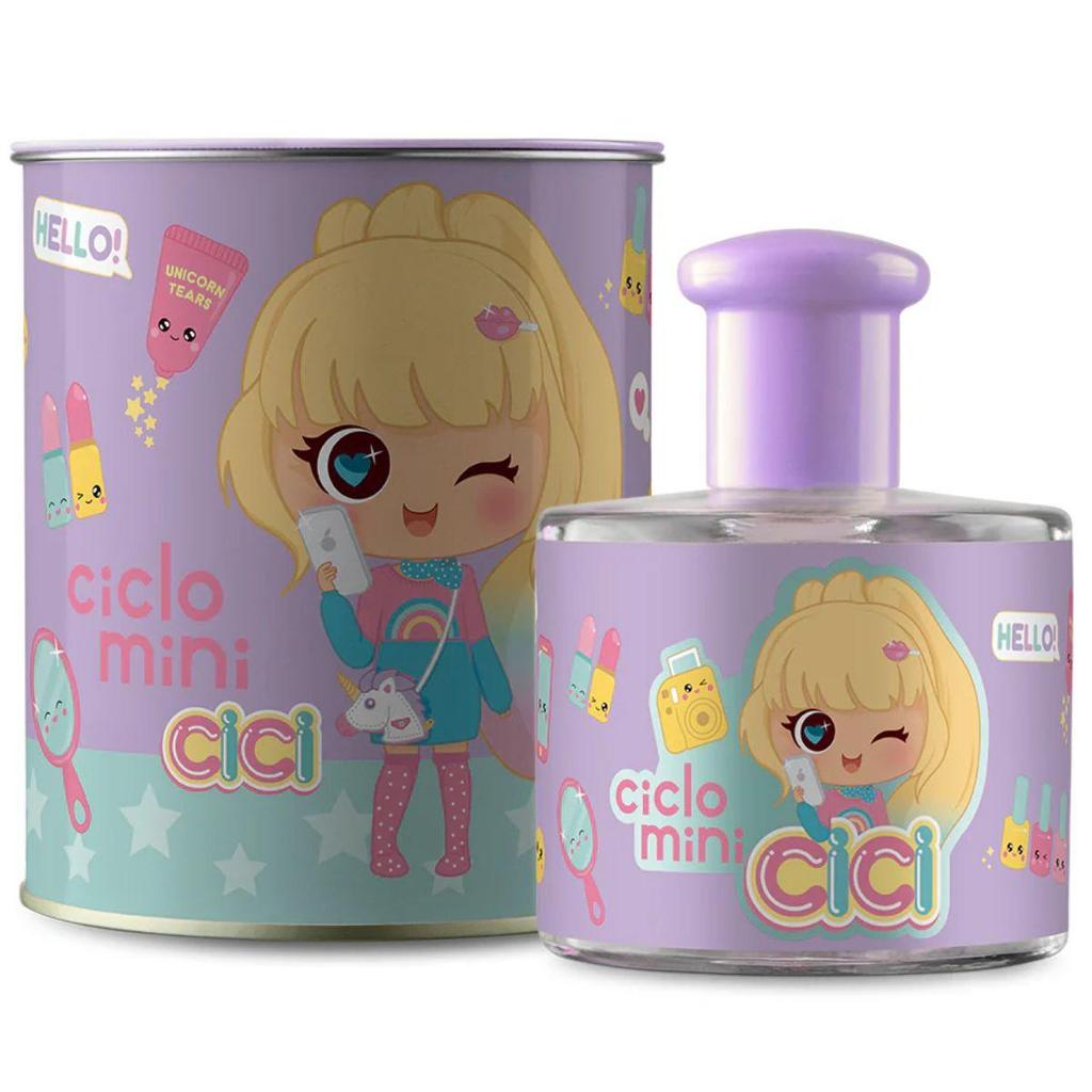 Perfume Infantil Deo Colônia Cici Bela Suave 100ml Ciclo Cosmetico