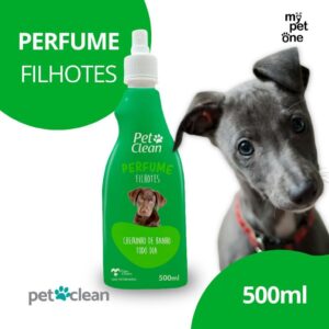 Perfume Para Cachorro e Gato Filhote 500ml Pet Clean