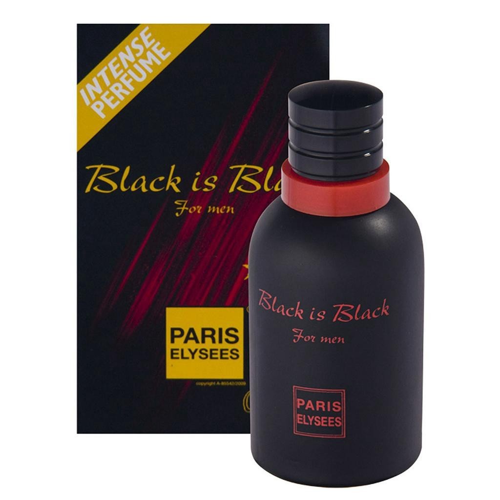 Perfume Paris Elysees Black Is Black 100ml — Perfumes