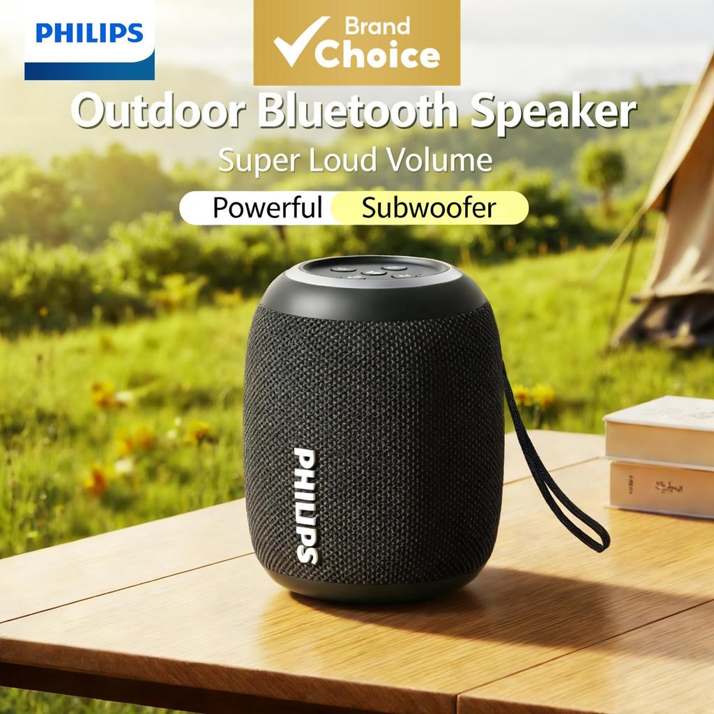 Philips TAS3109 Caixa de Som Bluetooth Portátil Original com Graves — Áudio e Fones