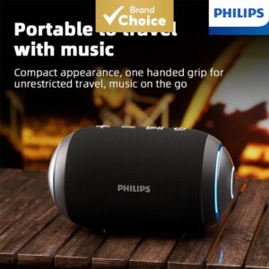 Philips TAS3209 Mini Caixa de Som Bluetooth com Graves IPX7 à Prova