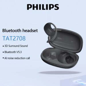 Philips TAT2708 Fone De Ouvido Bluetooth Longa Vida Chamada Redução