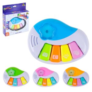 Piano Baby Musical Brinquedo Interativo Com Luz e Sons para Bebe