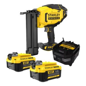 Pinador 2 Baterias 20v 4ah 18g Scn618 Stanley Carregador Biv