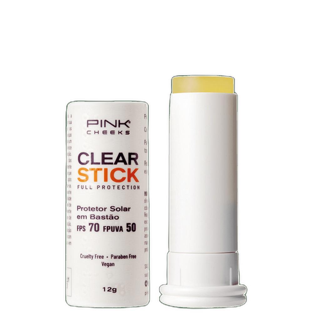 Pink Cheeks Clear Stick FPUVA50 Protetor Solar em Bastão 12g — Skincare