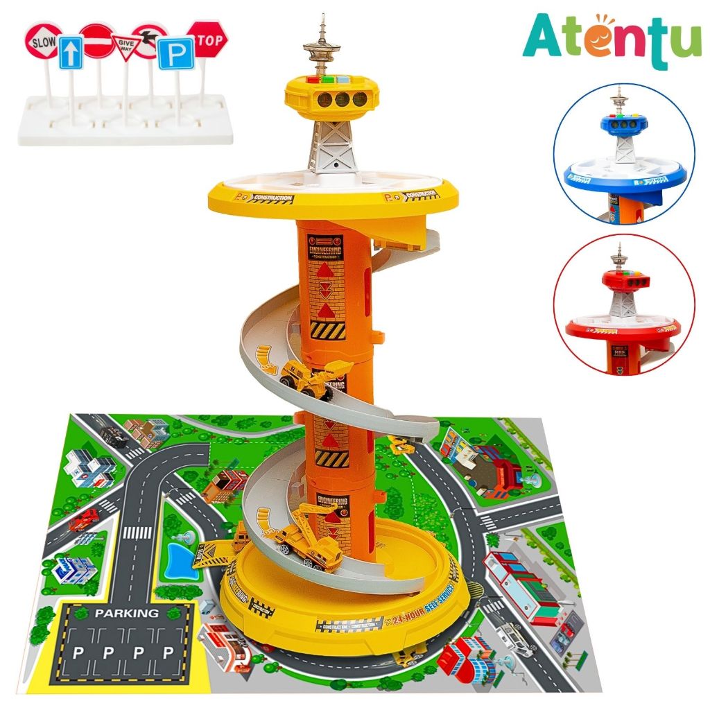 Pista de Carrinho Brinquedo Menino Pista com Som e Luzes 3 Carrinhos — Brinquedos